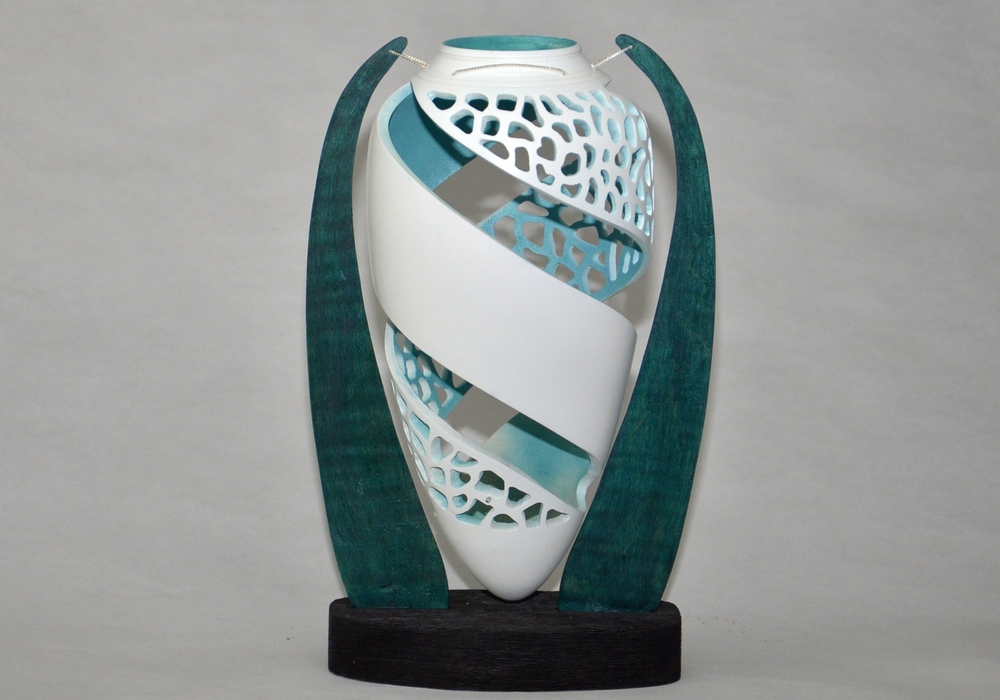 Suspended Spiral Vase